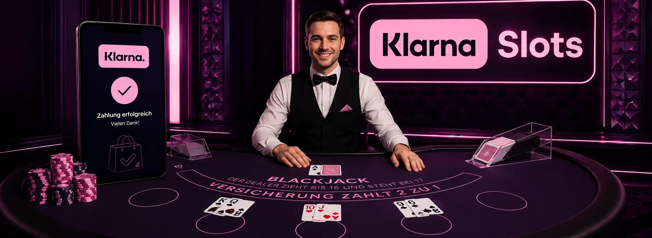 Live-Casino von Evolution bei Klarna Slots